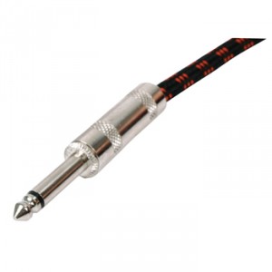 Gitaarkabel 6.35mm rechte plug - 6.35mm rechte plug 6,00 m